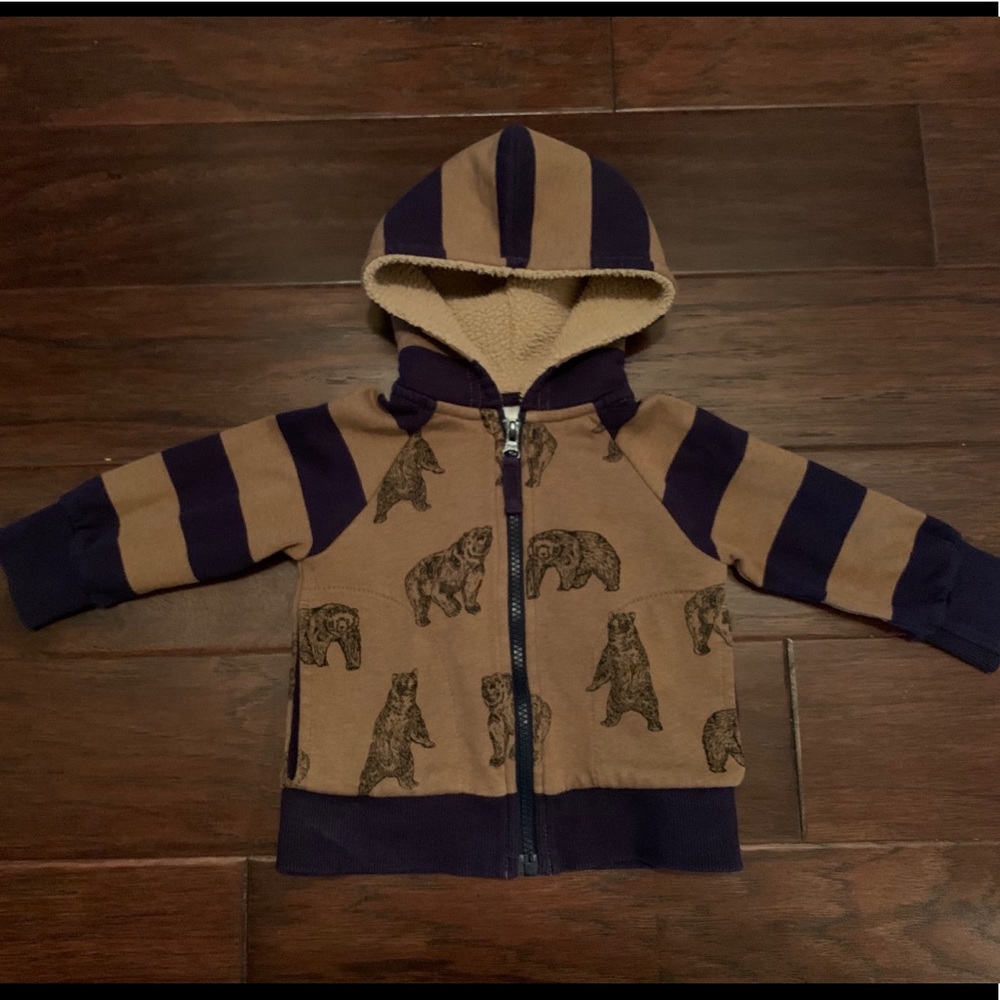 Like New! Hanna Andersson Hoodie Jacket Size 80